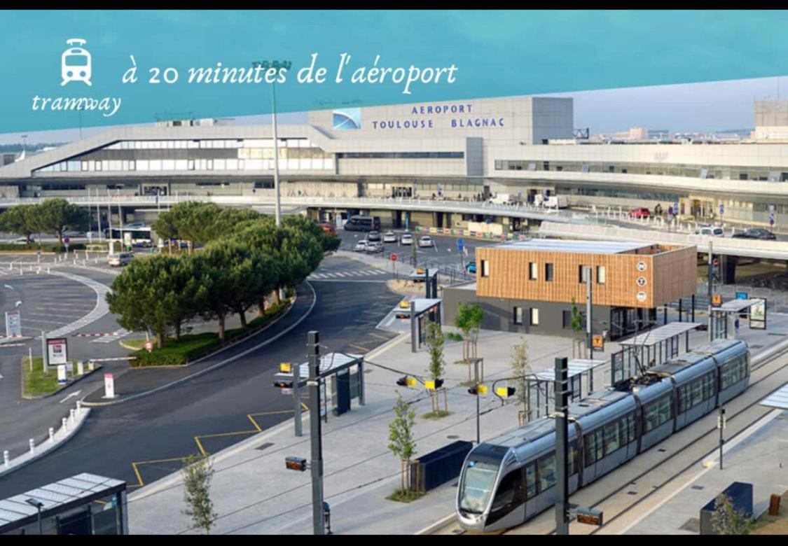 L Oasis Studio Proche Hopital Et Aeroport Piscine Parking &Netflix 圖盧茲 外观 照片