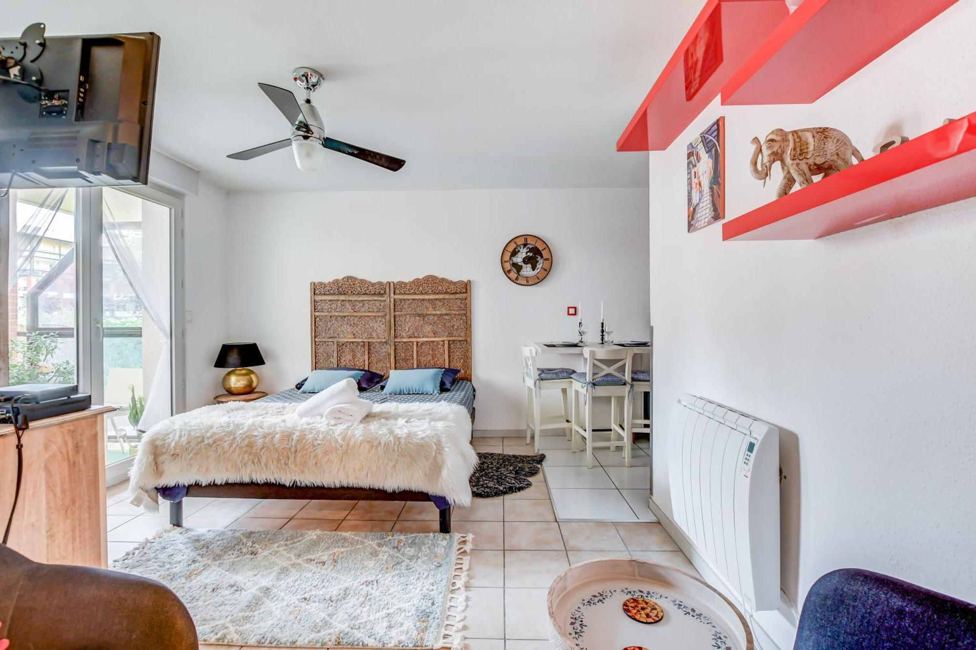 L Oasis Studio Proche Hopital Et Aeroport Piscine Parking &Netflix 圖盧茲 外观 照片
